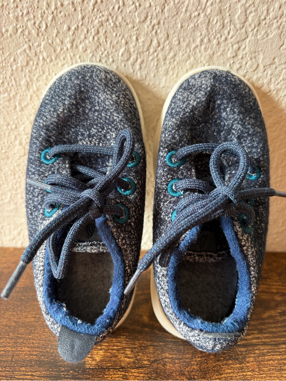 Discontinued Allbirds Smallbirds Boys T8 8 Toddler Navy Knit Sneaker Wool Runner